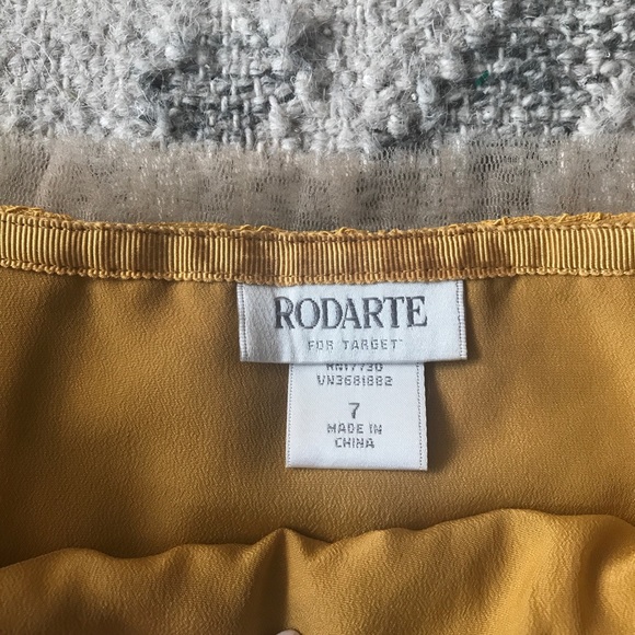 Rodarte for Target Lace mustard skirt w tulle - Picture 3 of 7